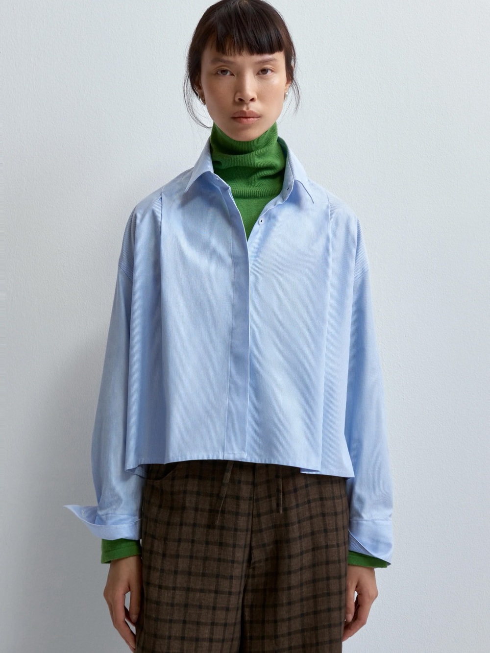 Cordera Oxford Shirt in Blue Stripe OS